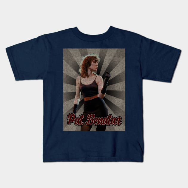 Pat Benatar Classic Kids T-Shirt by StickMen